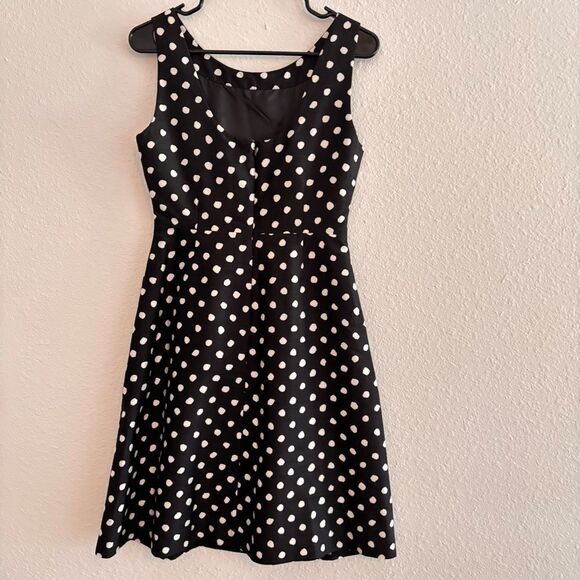 Kate Spade Silk Jillian Polkadot Bow dress with pockets Size 2 - Picture 3 of 6
